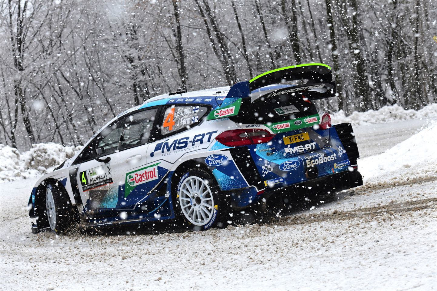 Soome rallimees Esapekka Lappi mullusel Monza rallil  Itaalias Ford Fiesta WRC roolis.