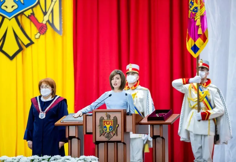 Майя Санду была избрана президентом Молдовы в 2020 году.