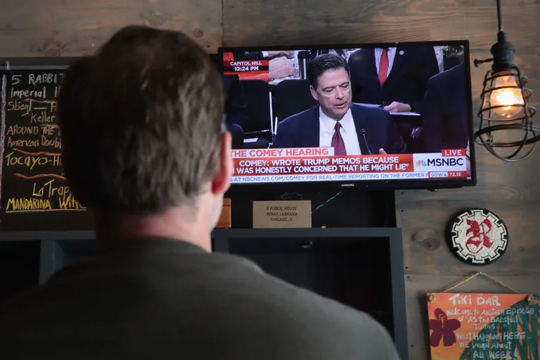 James Comey senati juurdluskomisjonile ütlusi andmas. / Scanpix