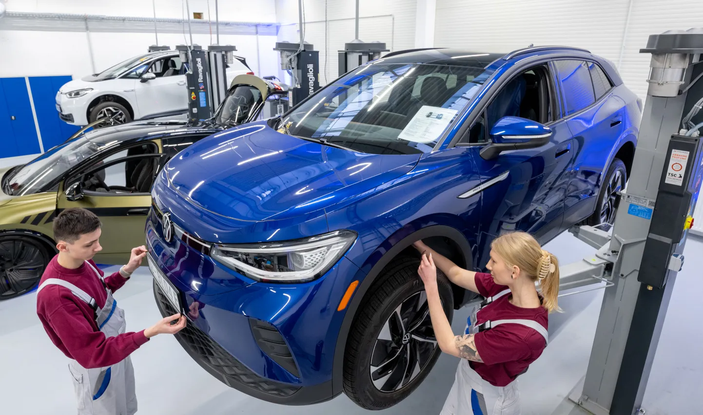Euroopa popim elektriauto Volkswagen ID.4 valmib Saksamaal Zwickau tehases.