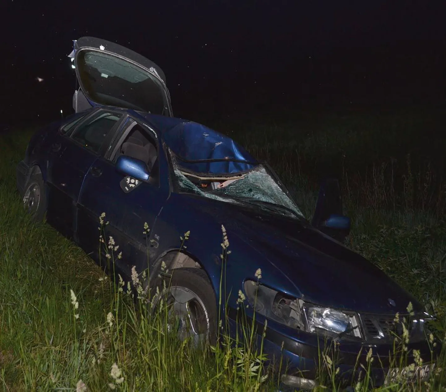 Kokkupõrkes sai põder surma ning auto kannatada.