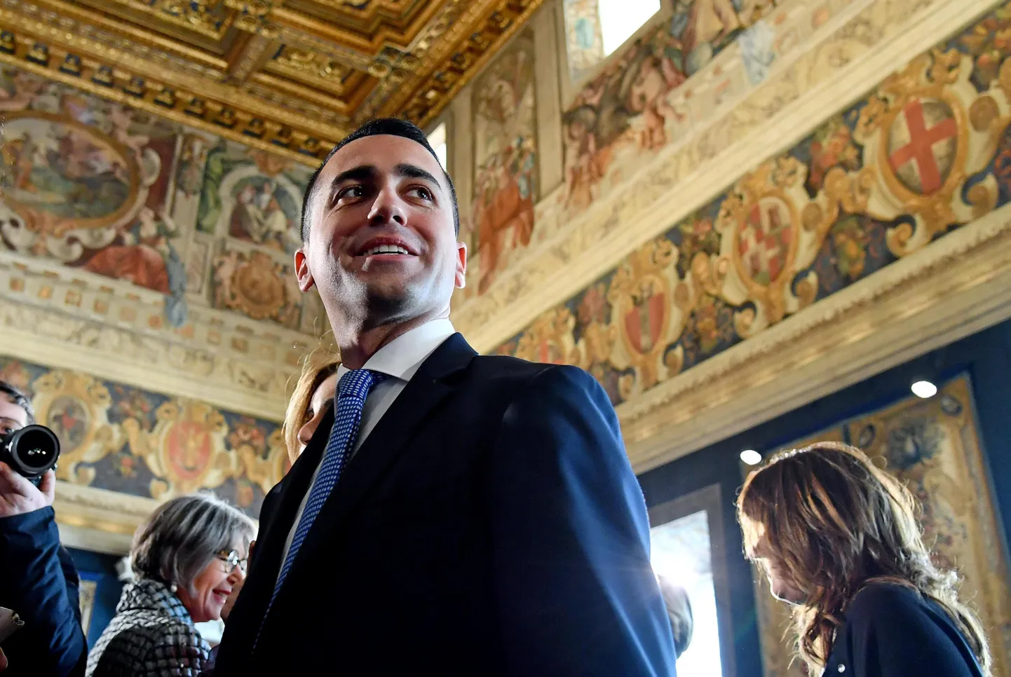 Viie Tähe Liikumise juht Luigi Di Maio.
