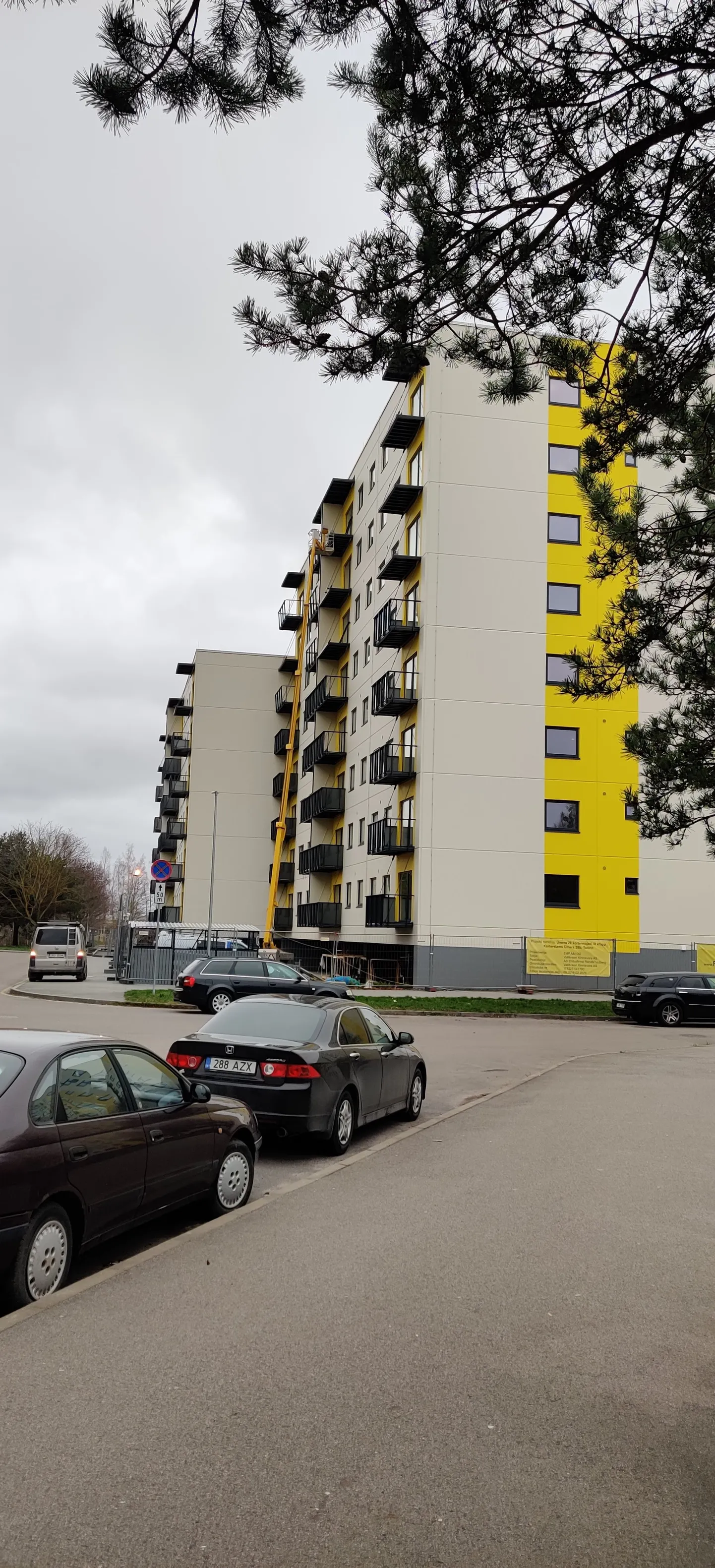 Sündmuspaik Ümera tänaval.