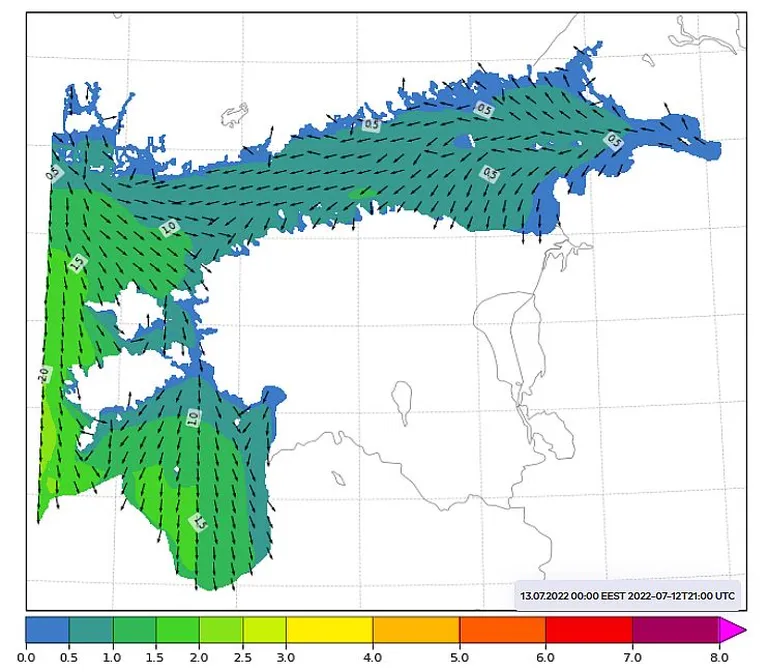 Laineolude prognoosmudel näeb välja selline.