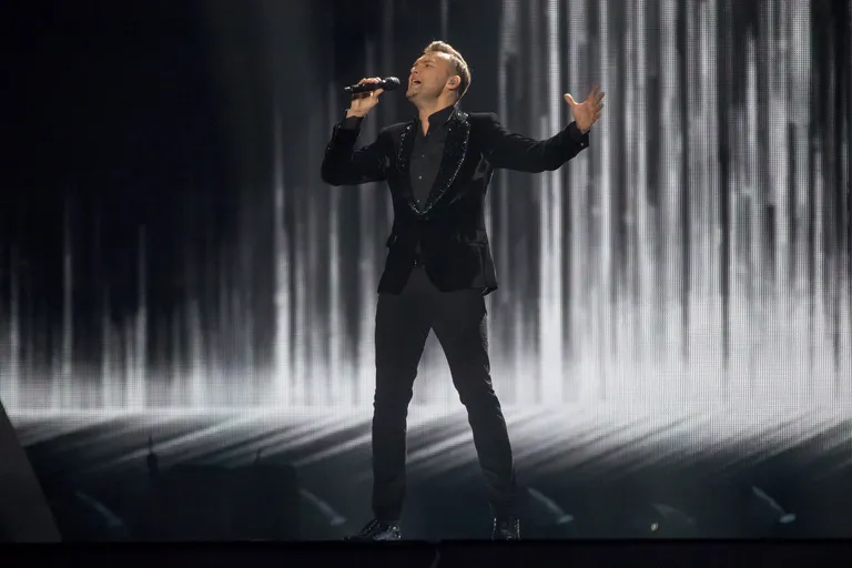 Karismaatiline Koit Eurovisiooni proovis.