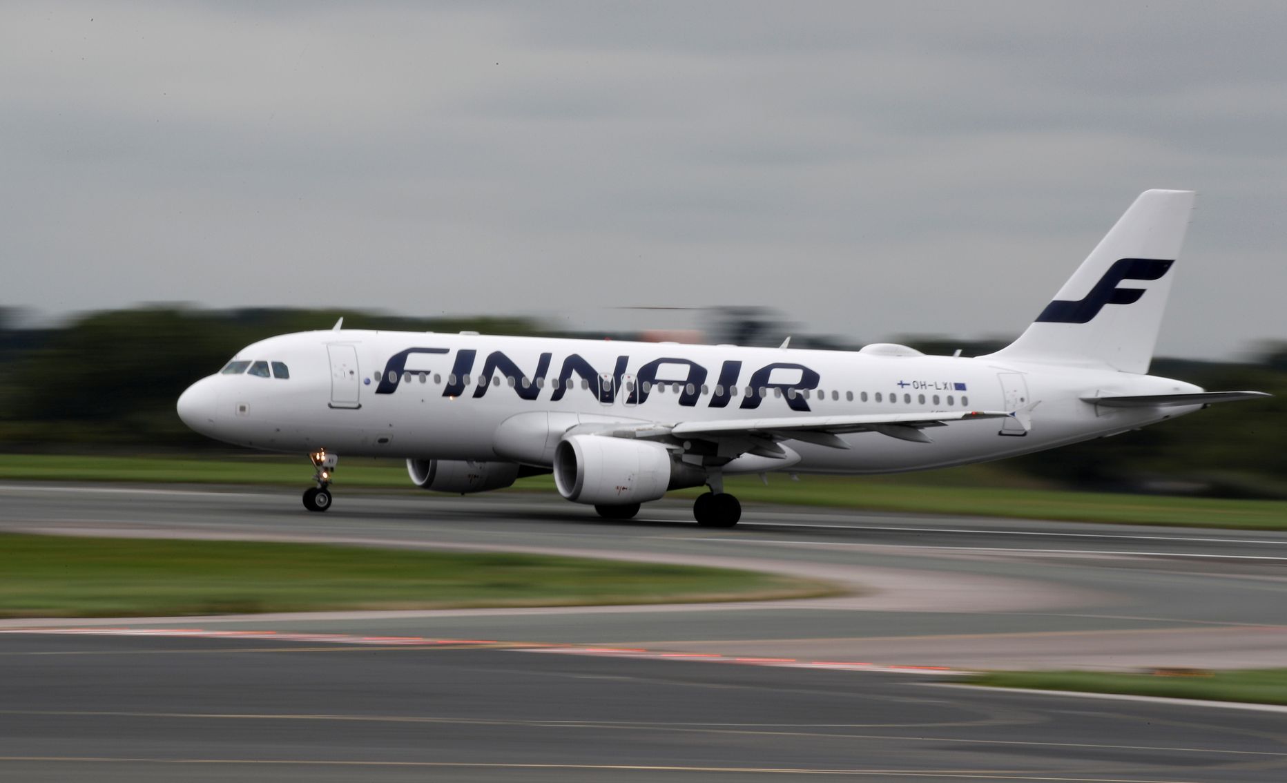 Finnairi lennuk. Pilt on illustreeriv.