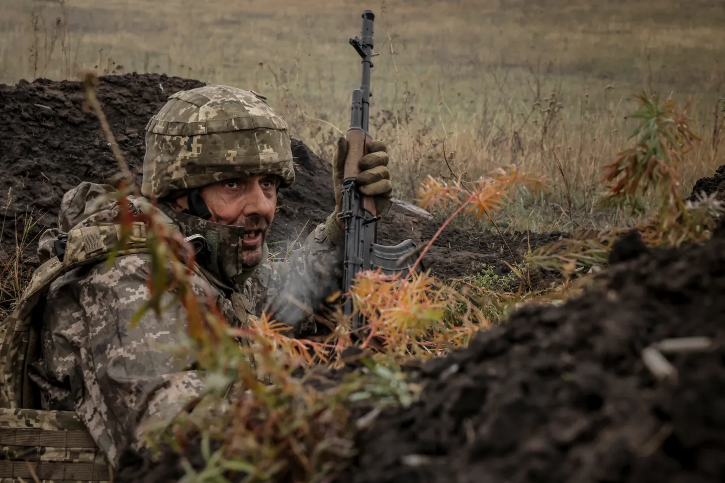 Ukraina sõdur õppusel Donetski oblastis 6. novembril 2024. aastal.