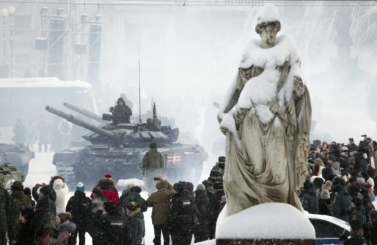 Sõjaväeparaad Peterburis 2019. aastal. Foto on illustratiivne.