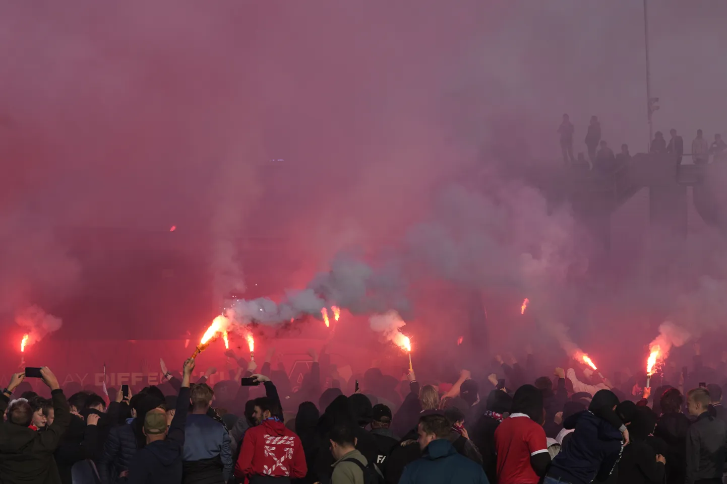 Alkmaari AZ fännid.