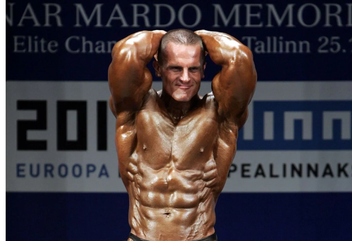 Kulturist Marek Kalmus.