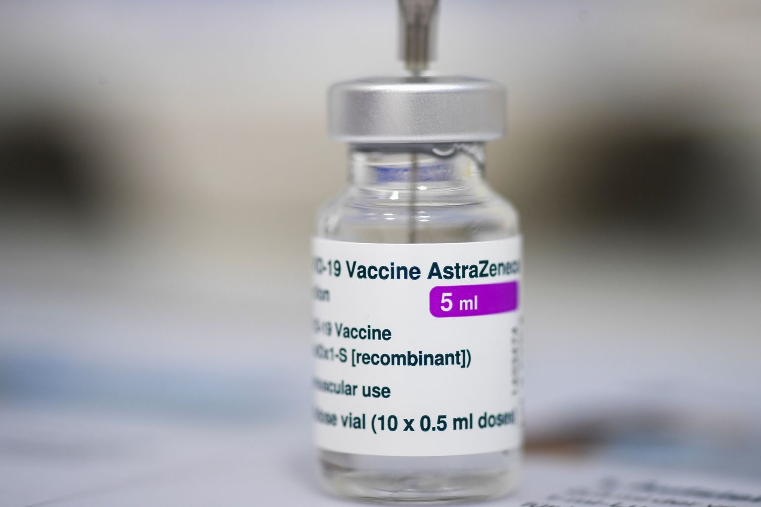 ''AstraZeneca'' vakcīna. Ilustratīvs foto.