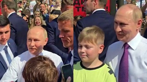 Video ⟩ Putins pirmo reizi pēc ilgāka laika “izgājis tautā”. Eksperti spriež, ko tas varētu nozīmēt