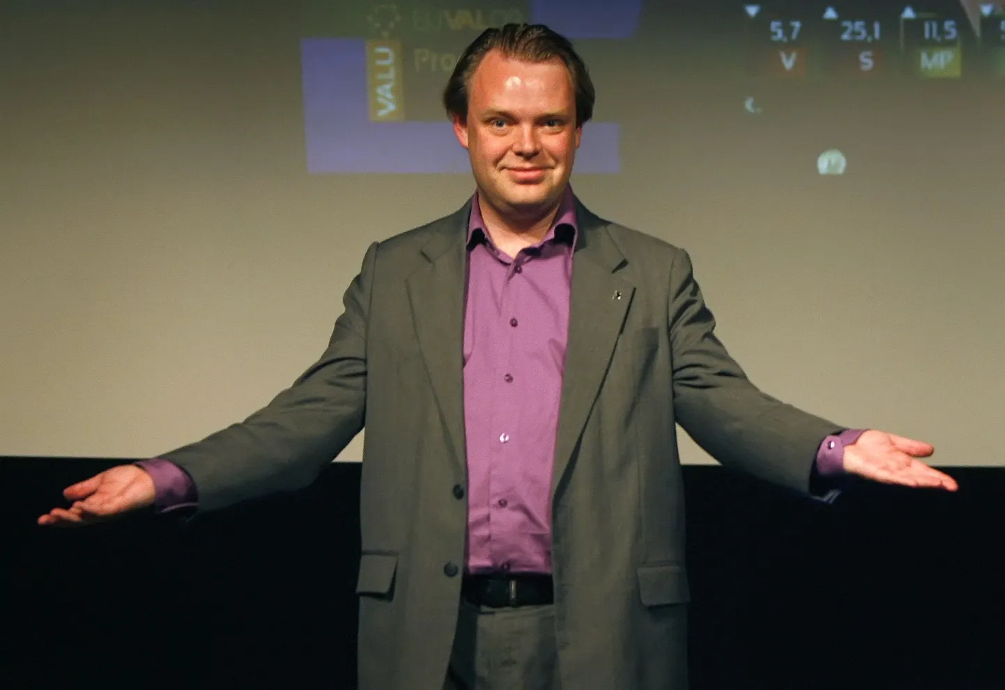 Rootsi Piraadipartei ja piraadiliikumise algataja Rick Falkvinge