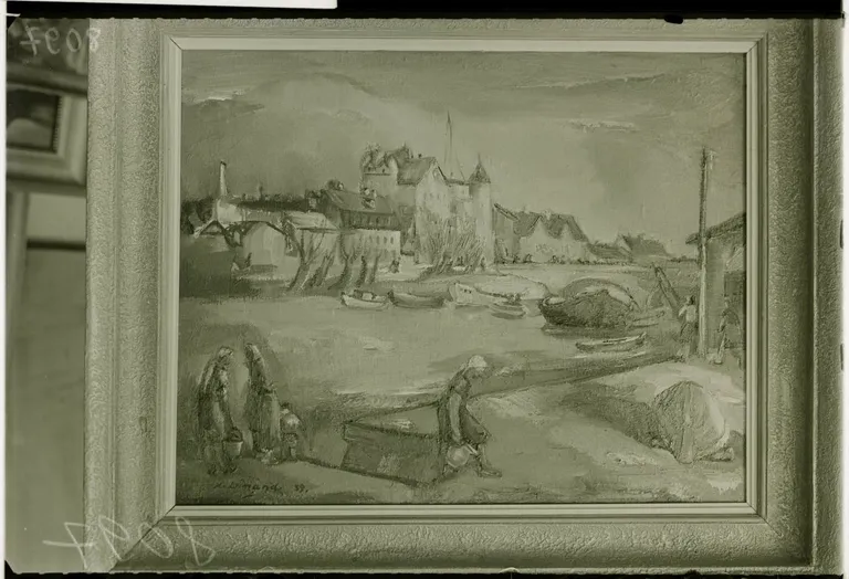 Kaarel Liimand. Emajõe motiiv Tartus. 1939. Õli
