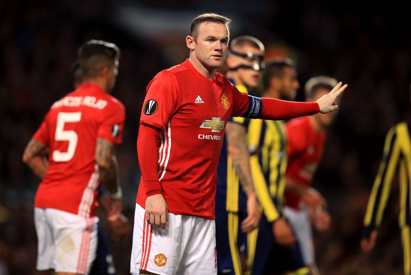 Manchester Unitedi kapten Wayne Rooney.