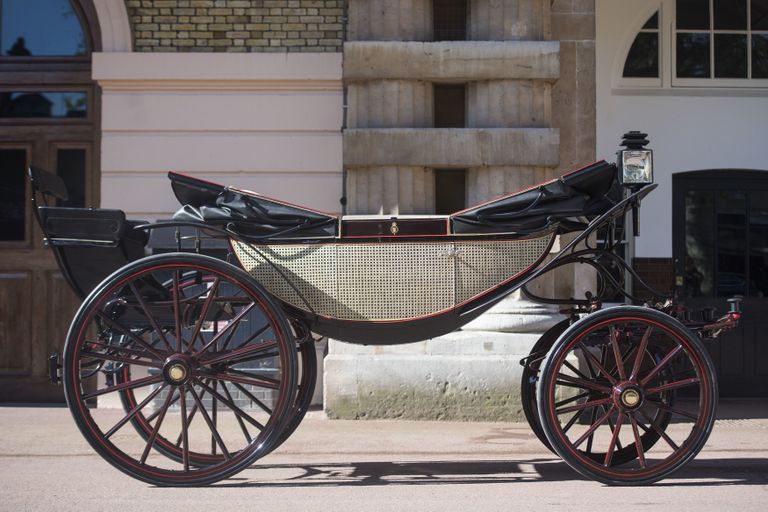 Lahtine Ascot Landau tõld, millega prints Harry ja ta naine Meghan Markle sõidavad pärast laulatust läbi Windsori