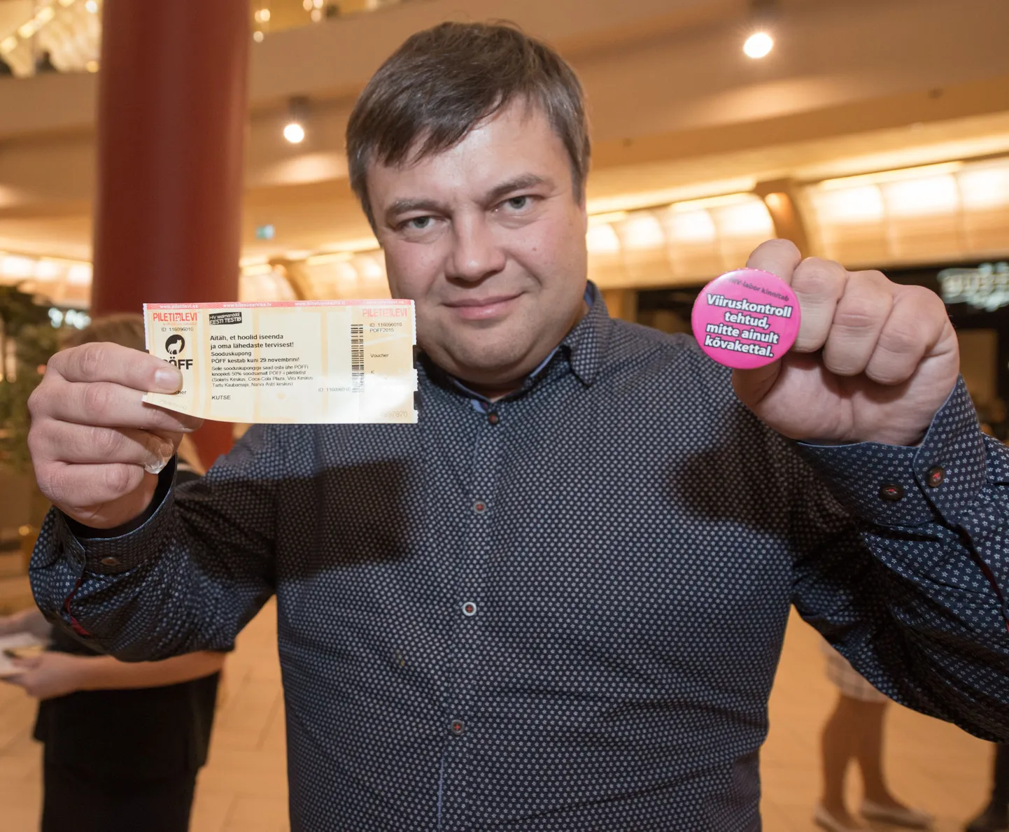 HIV kiirtesti tegemine Solarise keskuses.