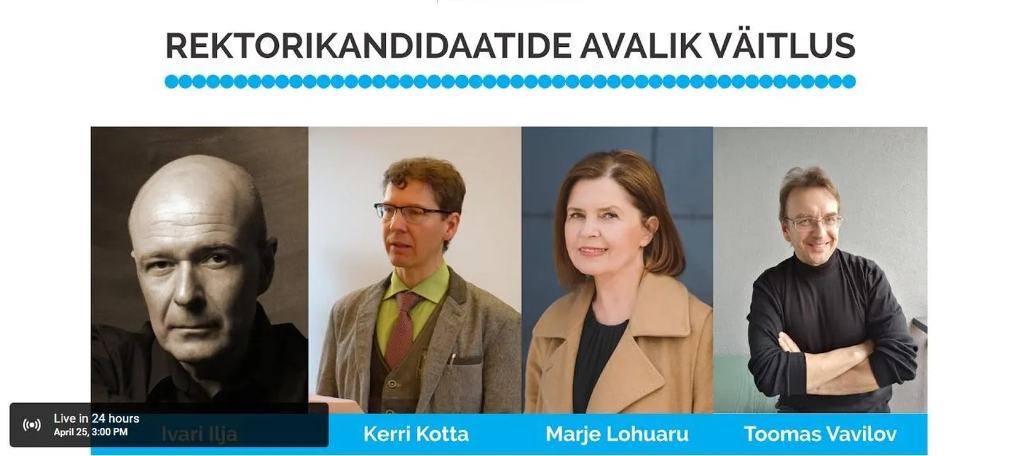 EMTA rektorikandidaatide debatt