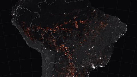 Brasiilias Amazonases on puhkenud sajad uued tulekahjud