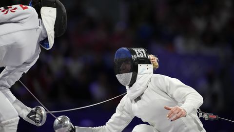 Смотрите лучшие моменты выступления на Олимпиаде эстонской фехтовальщицы Нелли Дифферт