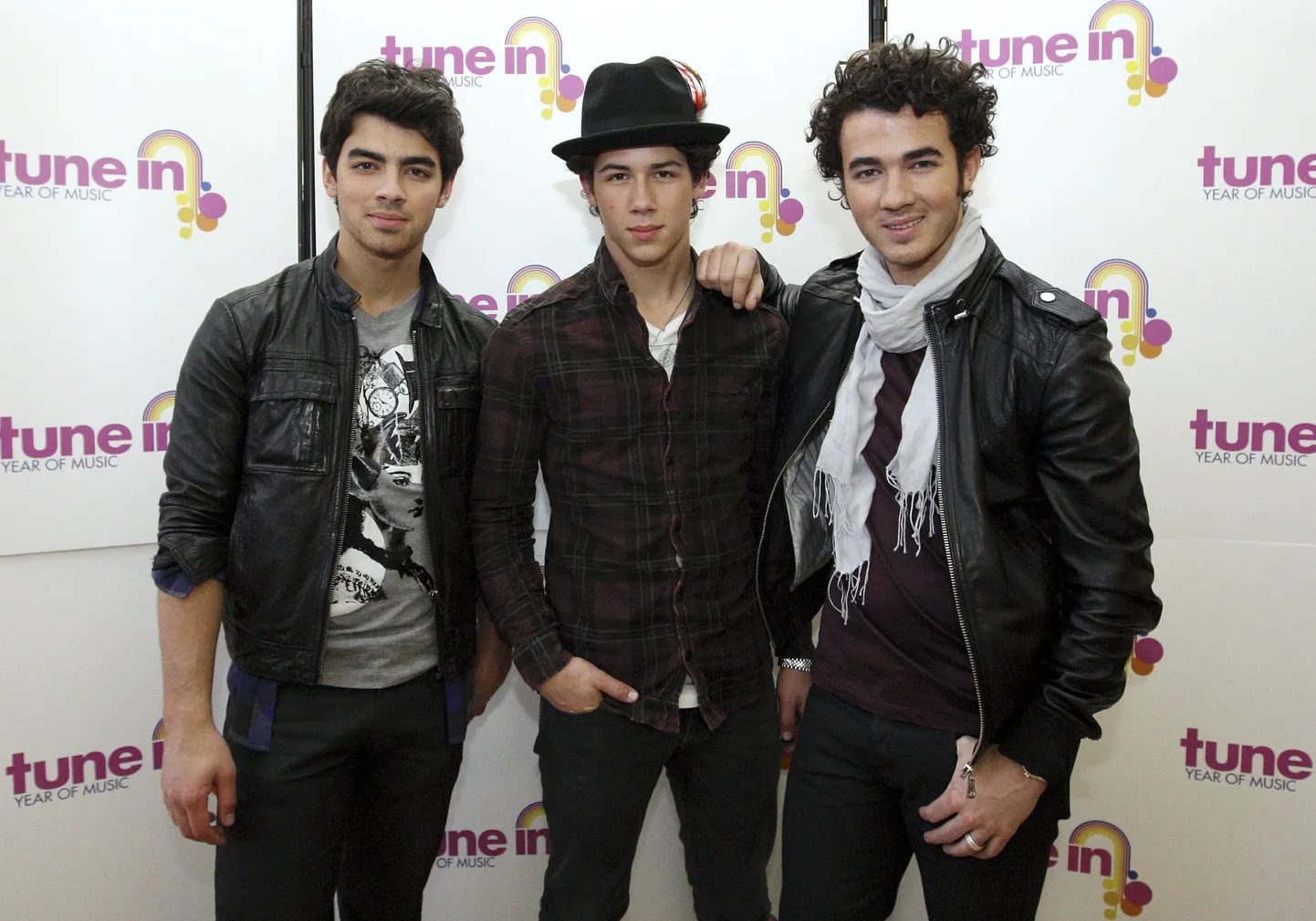The Jonas Brothers (vasakult:) Joe, Nick ja Kevin