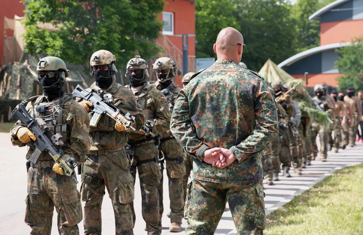 Saksamaa eliitüksusese KSK liikmed.