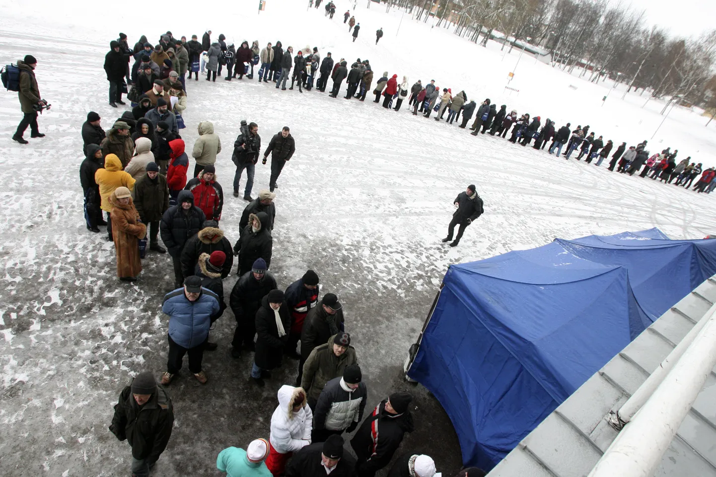 Tallinna linnavalitsuse tööbörs töötute abistamiseks.