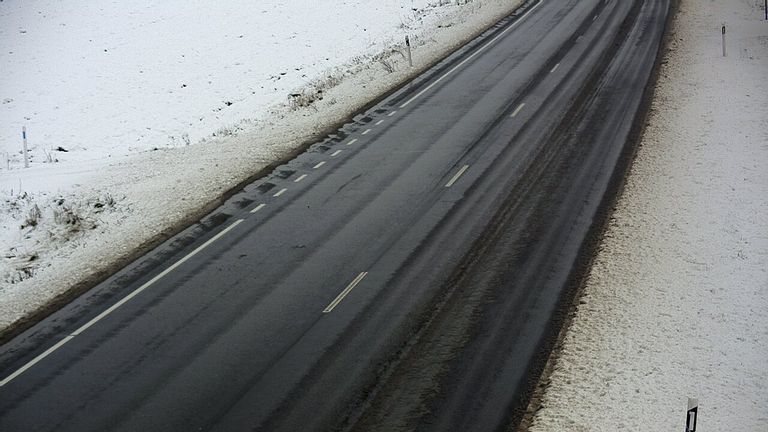 Ünnaste teekaamera pilt Pärnu-Rakvere-Sõmeru maanteelt.