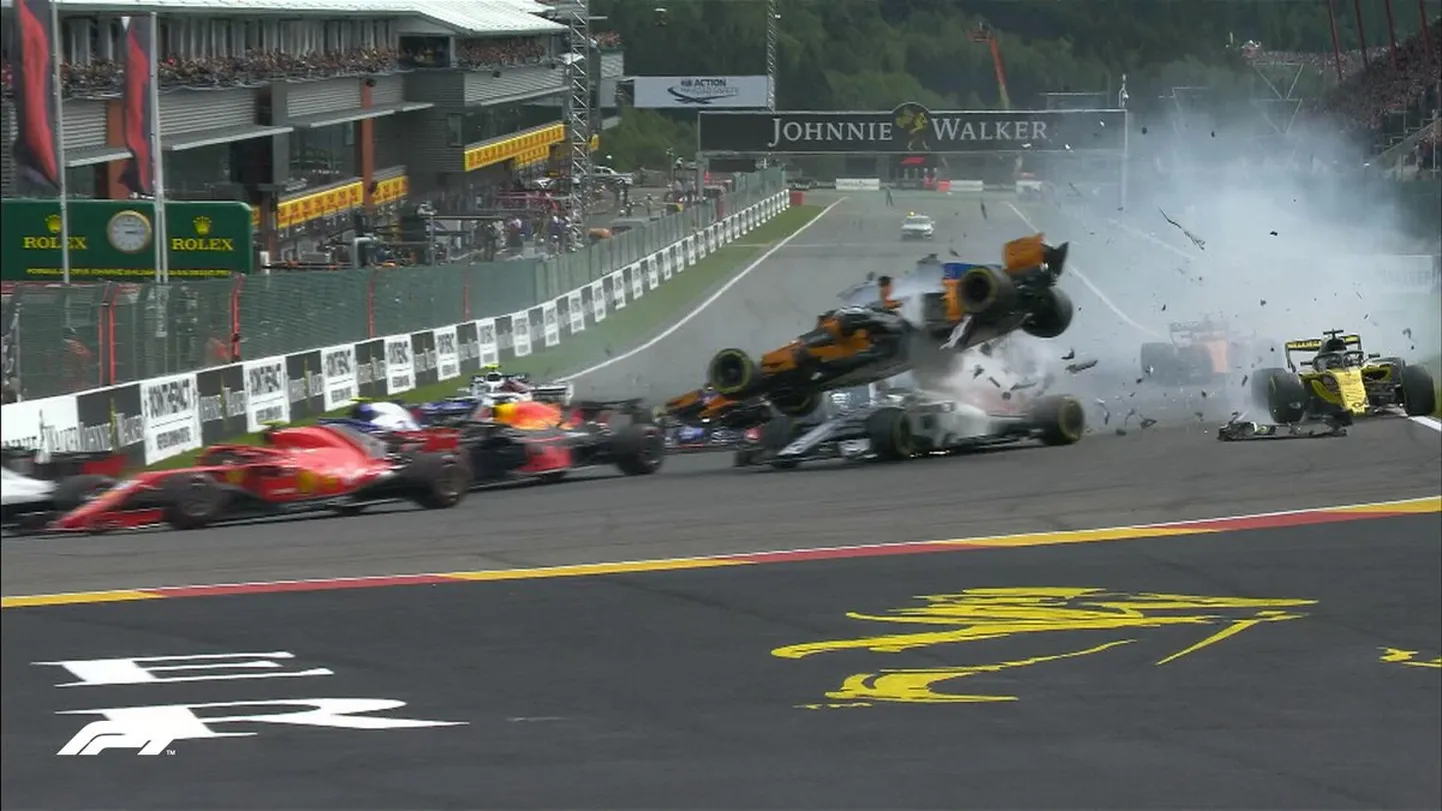 Belgia GP algas karmi avariiga