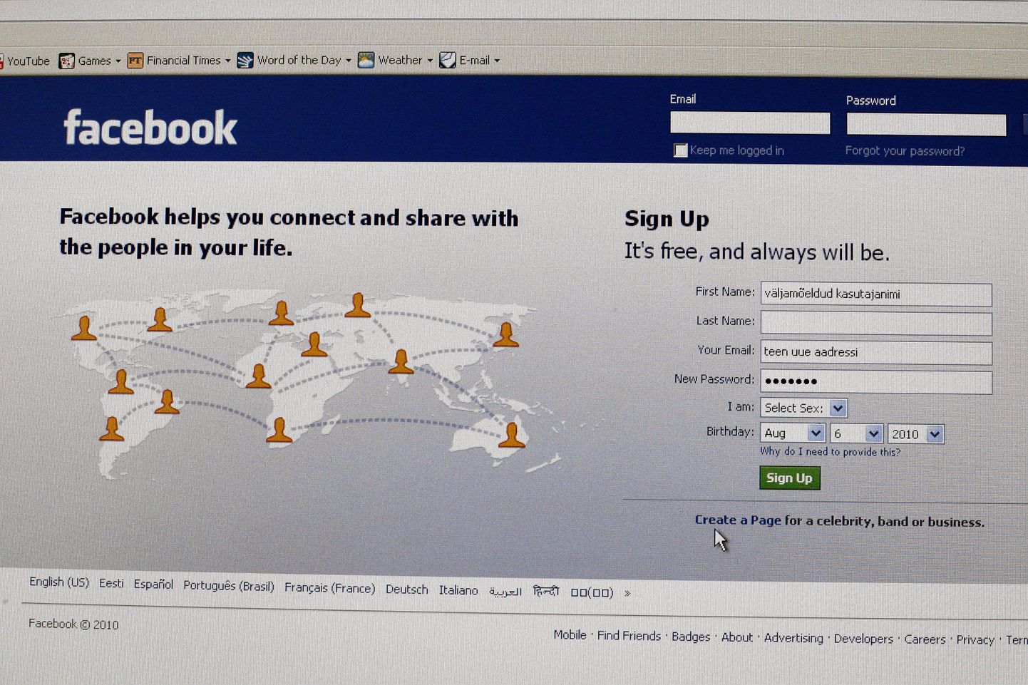 Rahvusraamatukogu korraldab Facebooki algõpet, kus õpitakse nii kontot avama kui ka sulgema.