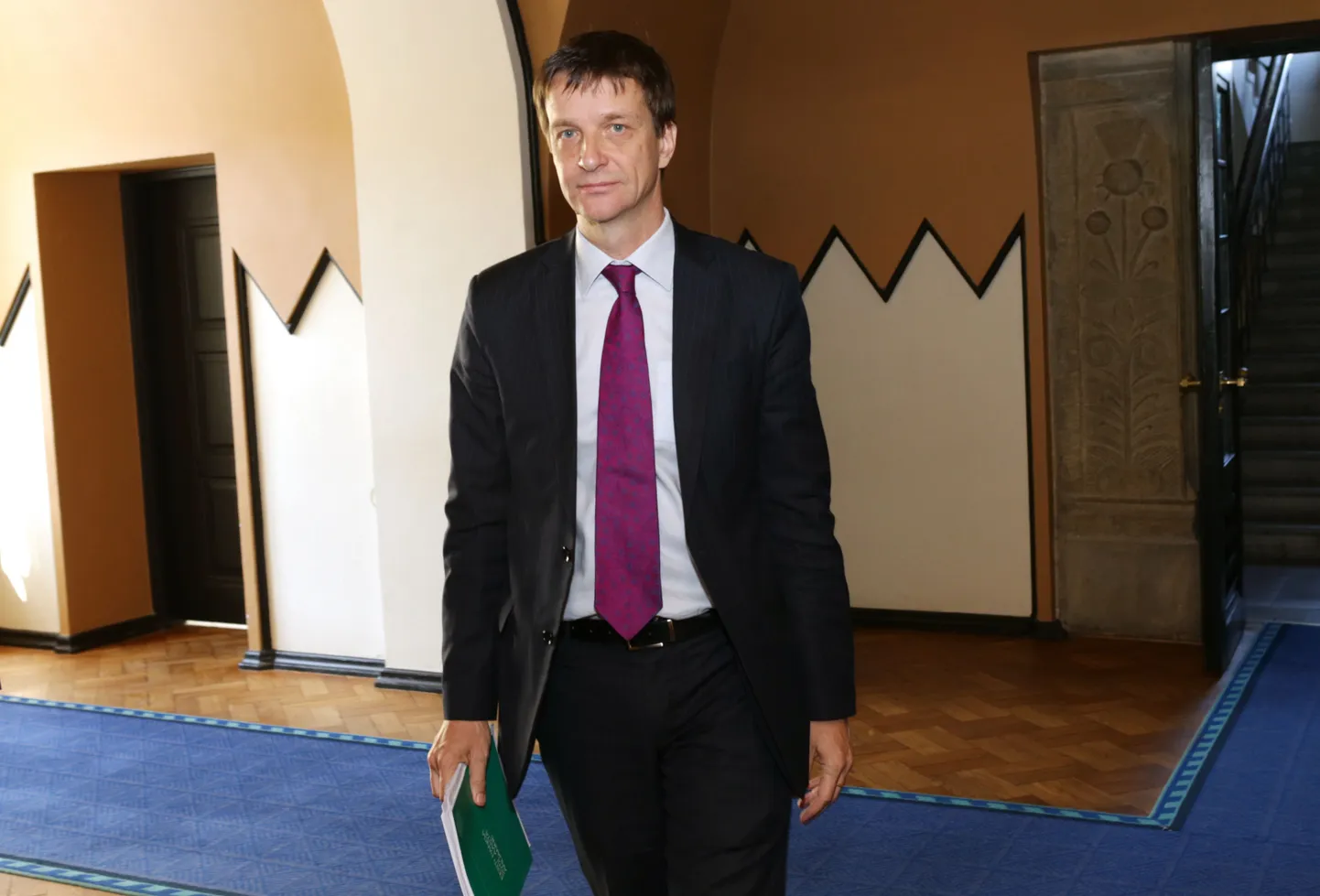 Eesti Panga president Ardo Hansson riigikogus.