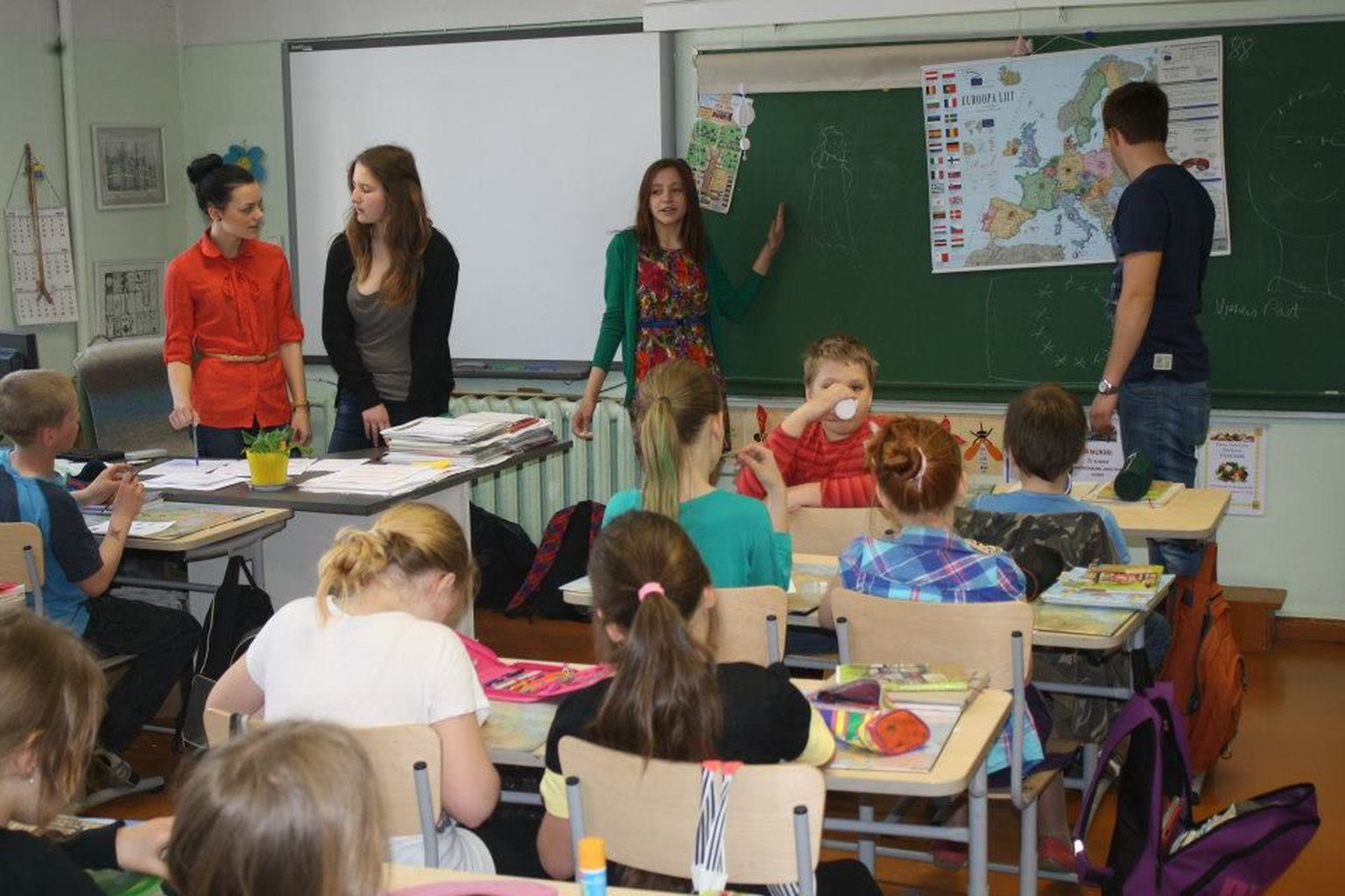 Vanalinna kool tähistas Euroopa päeva.