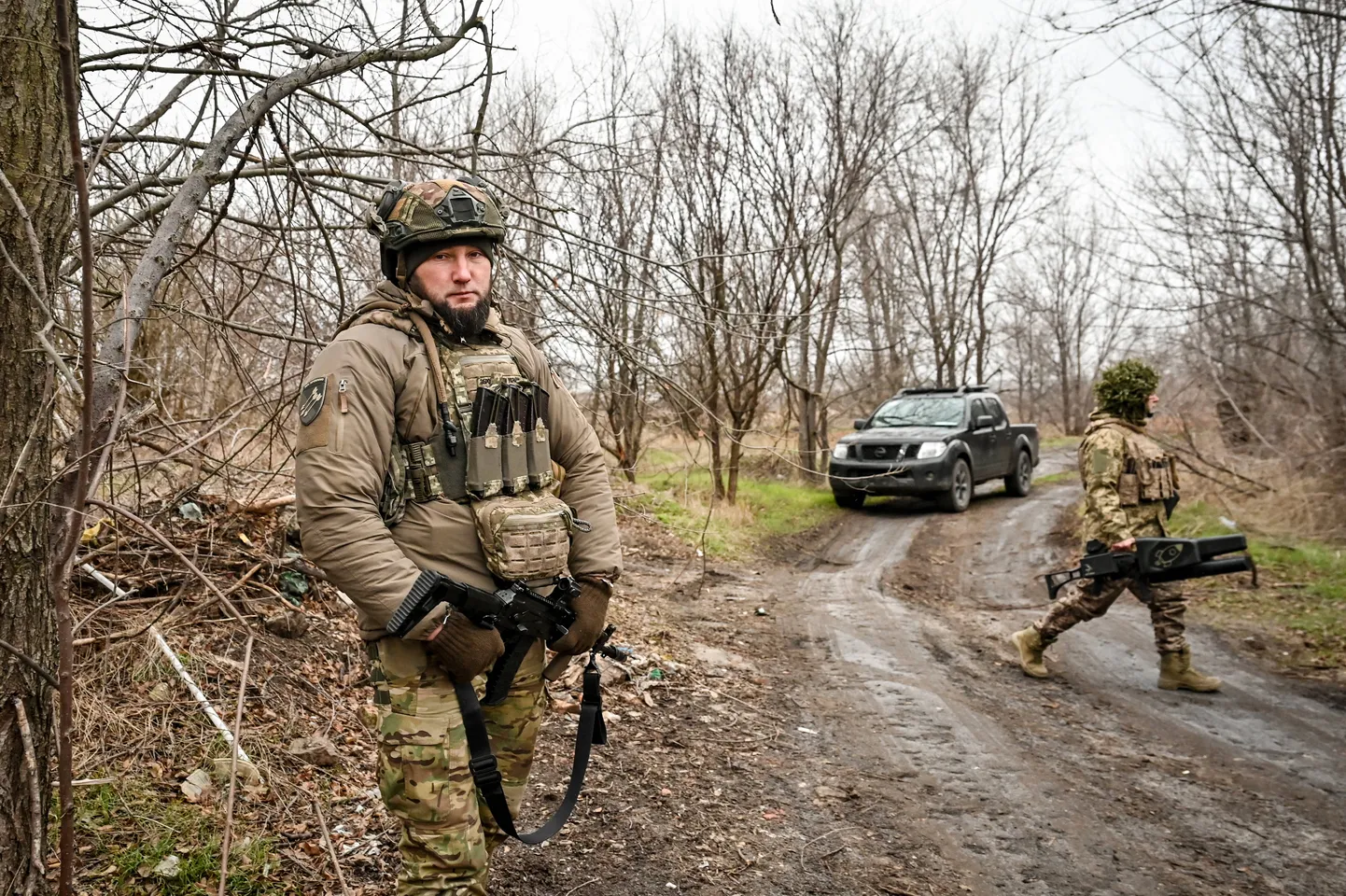 Ukraina sõdurid Zaporižžja oblastis.
