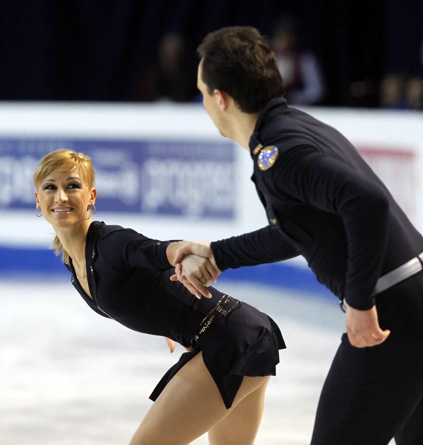 Tatjana Volosošar 2010. aastal Tallinnas toimunud iluuisutamise Euroopa meistrivõistlustel. Siis esindas ta veel Ukrainat, võistles koos Stanislav Morozoviga ja sai Tallinnas neljanda koha.