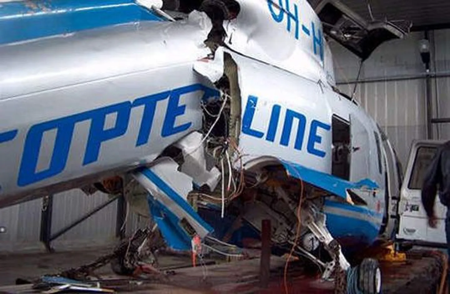 Sikorsky S-76, рухнувший в воды Финского залива в 2005 году