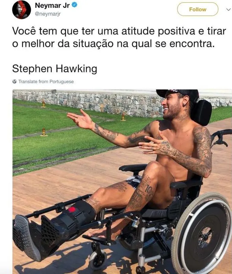 Ratastoolis Neymar