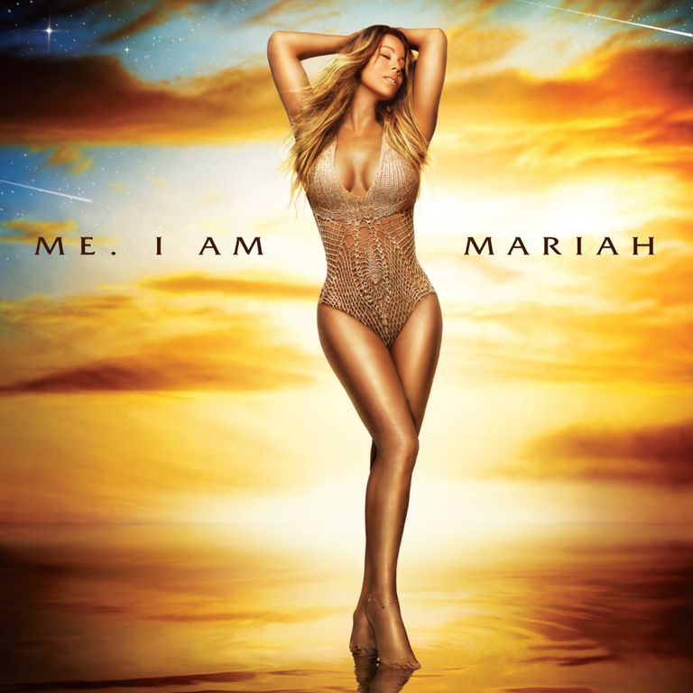 2014. aasta albumi «Me. I Am Mariah... The Elusive Chanteuse» kaanepilt, millel lauljatar näeb erakordselt peenike välja.