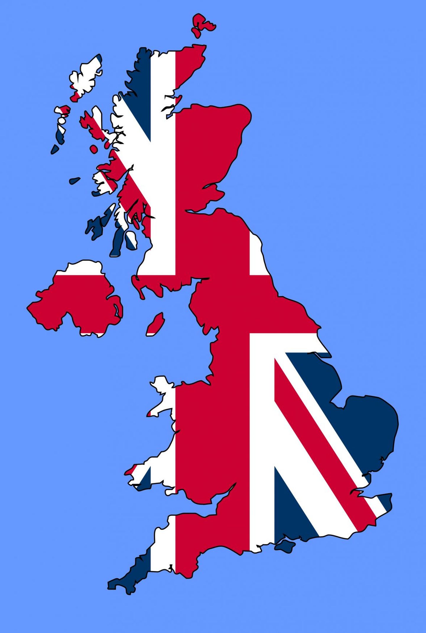 Suurbritannia kaart