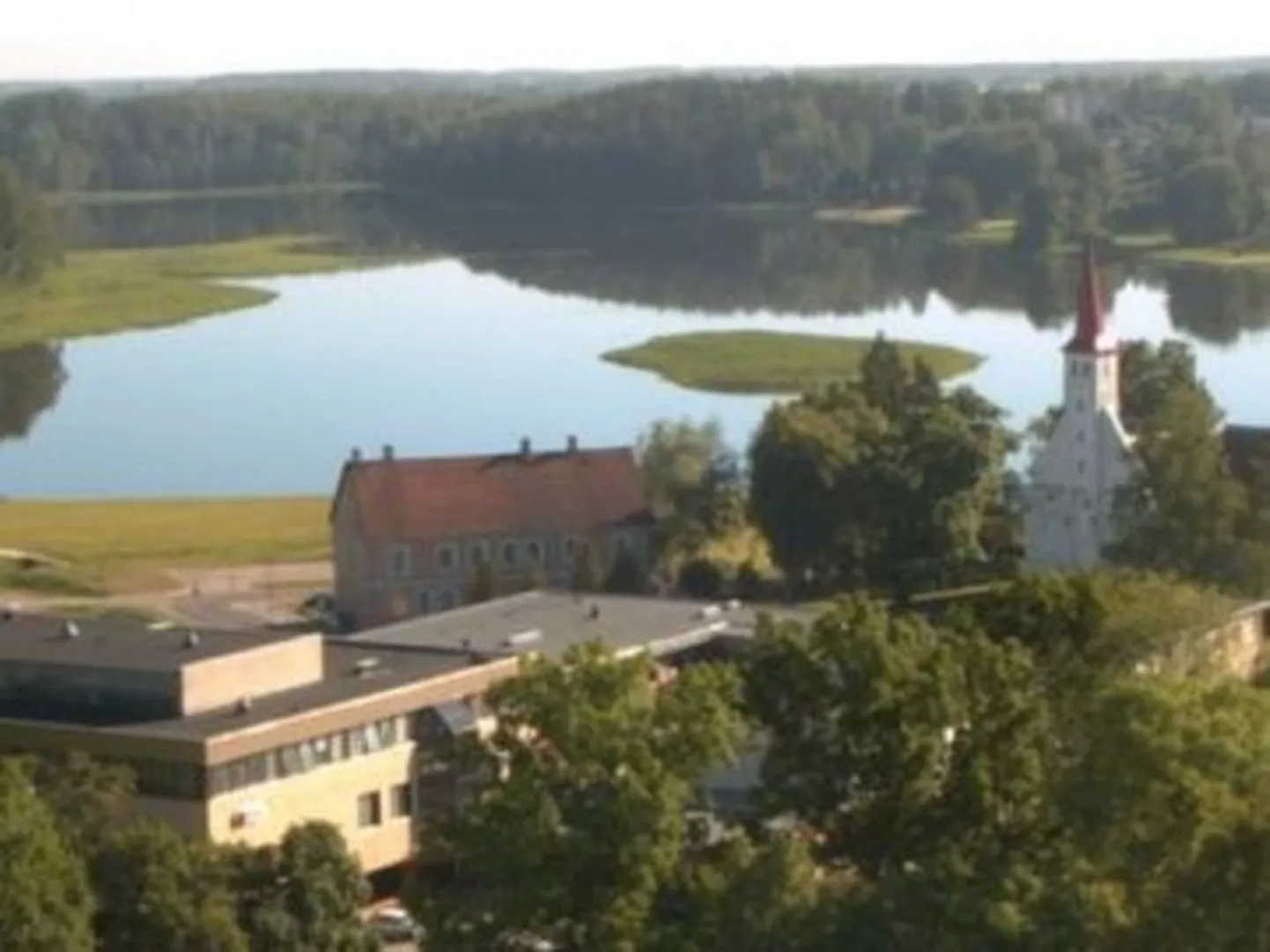 Vaade Põlva linnale.
