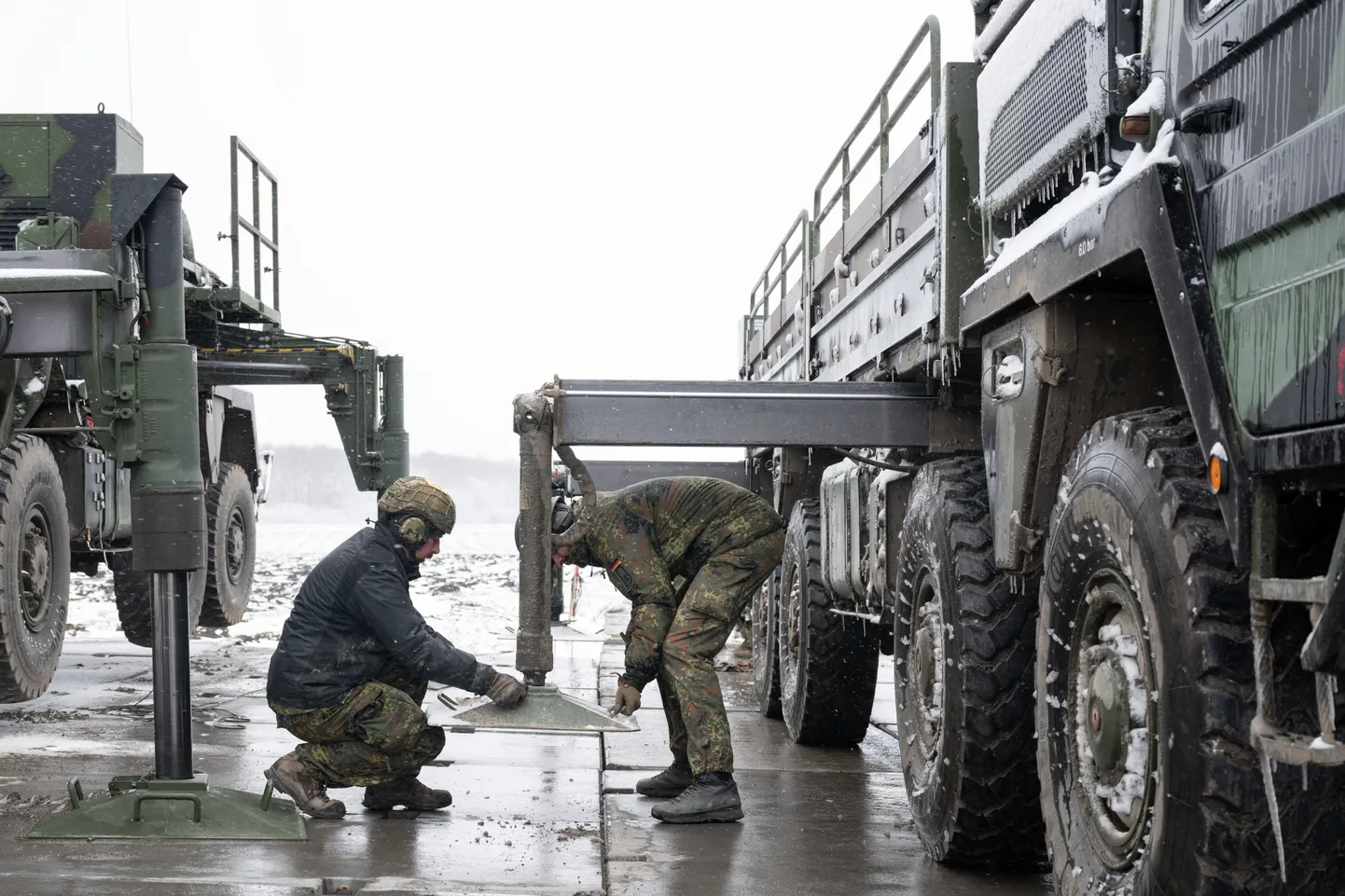 Bundeswehri sõdurid Poolas.