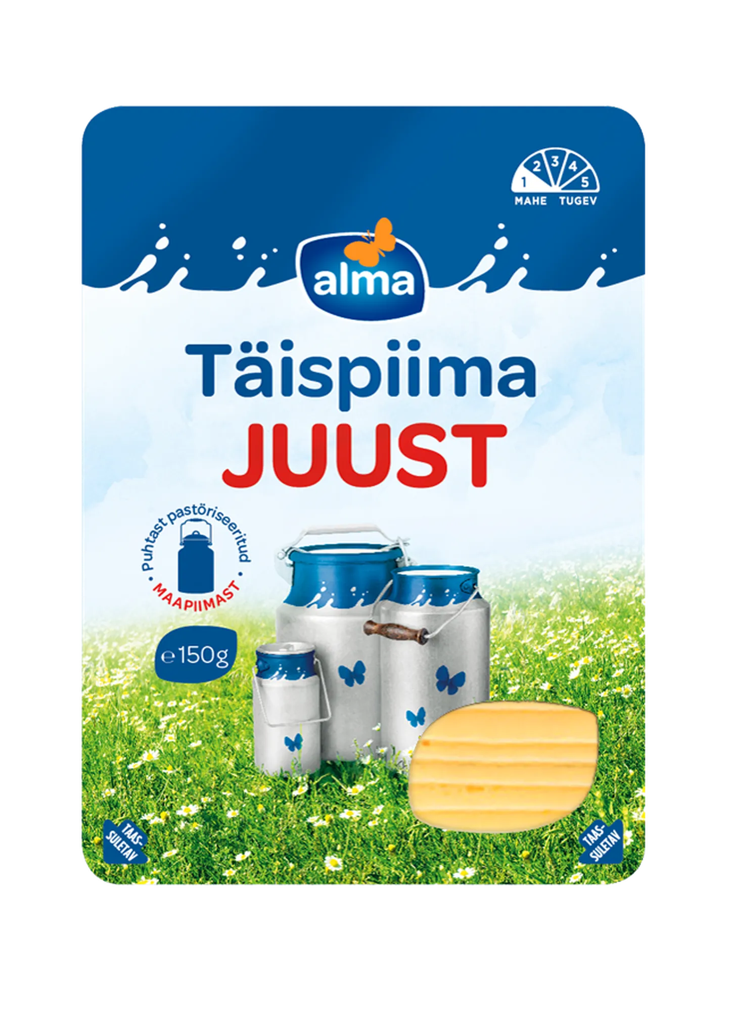 Novembris jõuab poelettidele 50. juubelit tähistava Valio Võru juustutööstuse uusim toode  - Alma täispiimajuust.