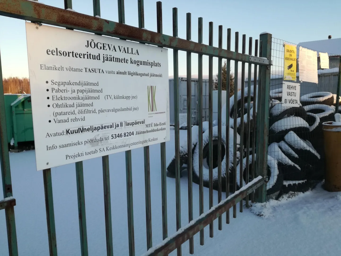 Kuremaa aleviku jäätmejaam.