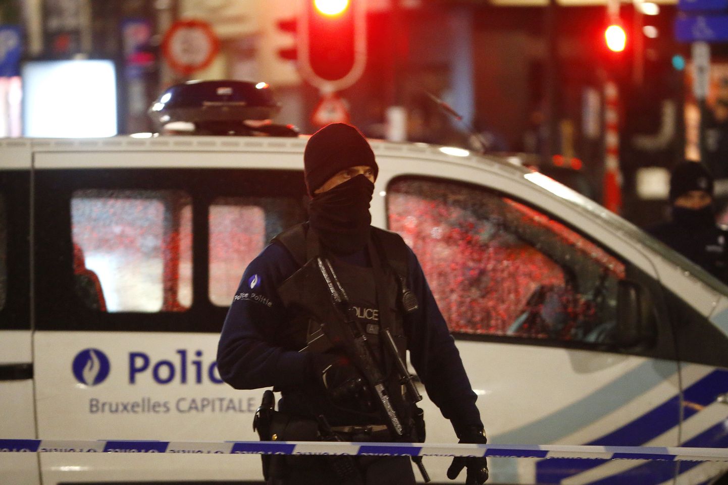 Belgia politsei operatsioonil pealinnas Brüsselis.