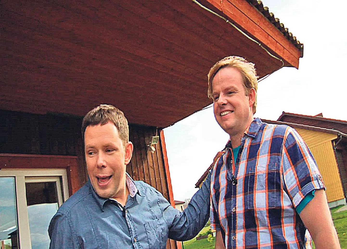 Muudkui otsivad: «Peitusemeistrite» saatejuht Mart Toome (vasakul) ja näitleja Tiit Sukk, kes asub «kadunud» perekonda otsima.