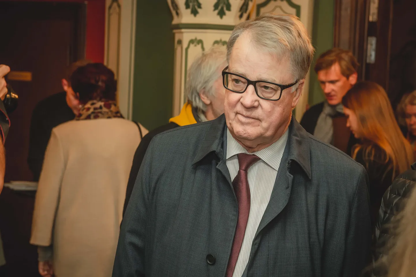 Guntis Ulmanis filmas "Kurts Fridrihsons" pirmizrādē