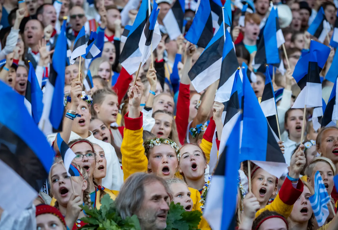 Laulupidu "Minu arm" teine kontsert lauluväljakul. Foto on illustratiivne.