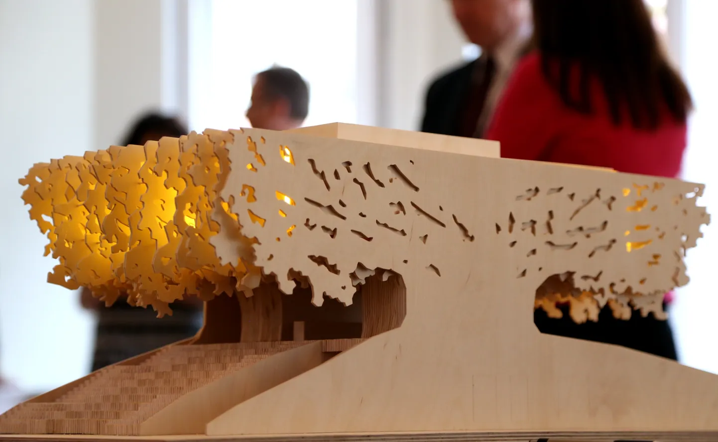 Starptautiskās izstādes "World Expo 2015" Latvijas paviljona makets, kas tā arī netika īstenots