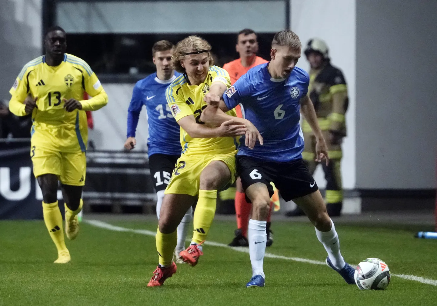 Rasmus Peetson (number 6) jääb koondise juunikuistest mängudest eemale.