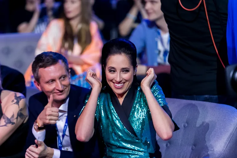 Elina Nechayeva ja David Pärnamets Eesti Laulu finaalis, 02.03.2018.