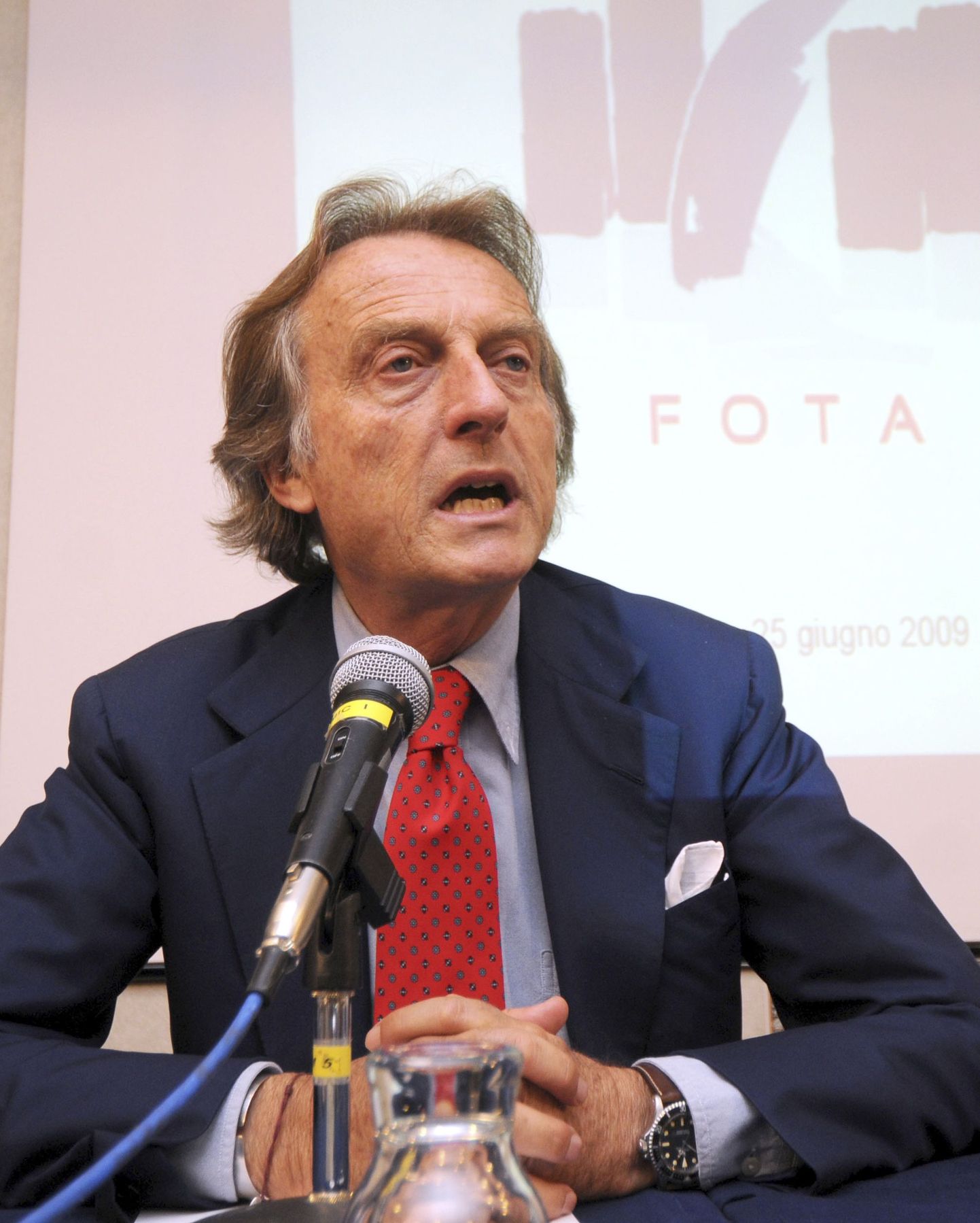 Ferrari president Luca di Montezemolo FOTA kohtumisel.